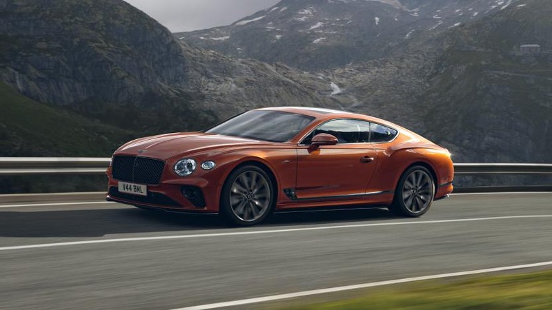 Imagem do modelo 4continental gt, um clássico da famosa marca de carros de luxo bentley motors.